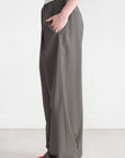TIBI - Tropical Wool Marit Pull-on Pant, Dark Stone