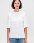 Active Knit Raglan Top, White