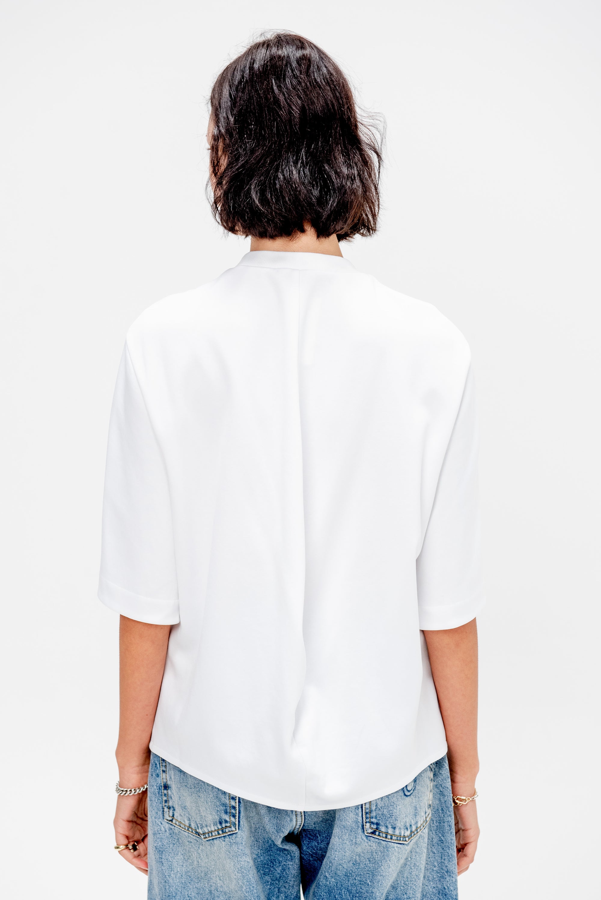 Active Knit Raglan Top, White