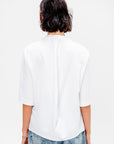 Active Knit Raglan Top, White