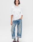 Active Knit Raglan Top, White