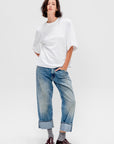 Active Knit Raglan Top, White