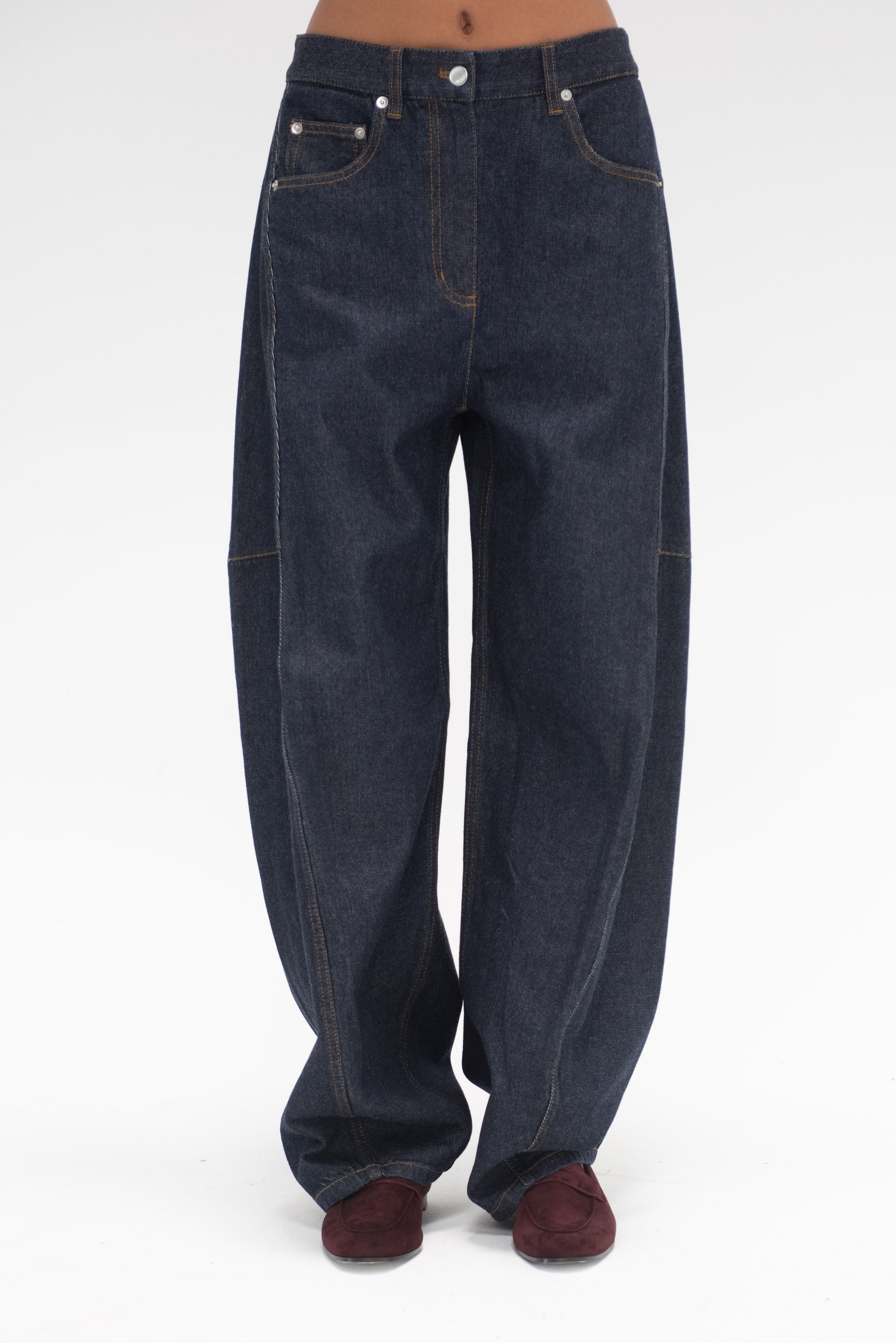 TIBI - Indigo Denim Sid Jean, Dark Denim