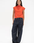 TIBI - Indigo Denim Sid Jean, Dark Denim