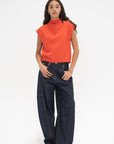 TIBI - Indigo Denim Sid Jean, Dark Denim