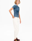 Stretch Denim Baby T-Shirt, Classic Wash