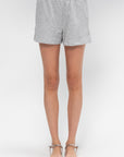 Light Weight Sweatshirting Short Shorts, Heather Grey