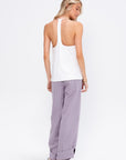 Racerback Tank, White