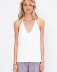 Racerback Tank, White