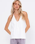 Racerback Tank, White