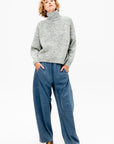 Stretch Denim Knit Winslow Pant - Short, Classic Wash