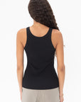 TOTEME - Curved Rib Tank, Black