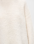 Boxy Bouclé Knit, Milk