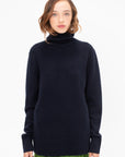 Cashmere Turtleneck, Navy