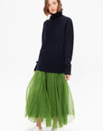 Cashmere Turtleneck, Navy