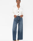 TOTEME - Flare Fit Denim, Washed Blue