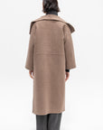 Signature Wool Cashmere Coat, Oak Melange