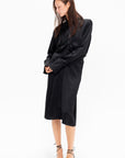 Slouch Shirtdress, Black