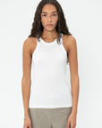 TOTEME - CURVED RIB TANK, WHITE