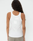 TOTEME - CURVED RIB TANK, WHITE
