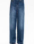 Wide Leg Denim, Dark Blue