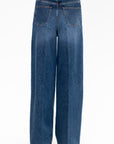 Wide Leg Denim, Dark Blue