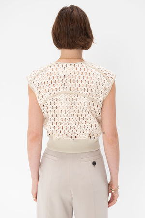 Veronique Leroy - Cotton Vest, Ivory