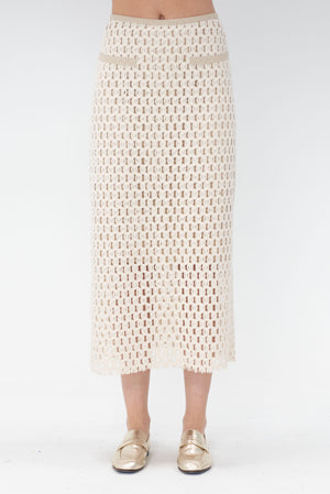 Veronique Leroy - Cotton Skirt, Ivory