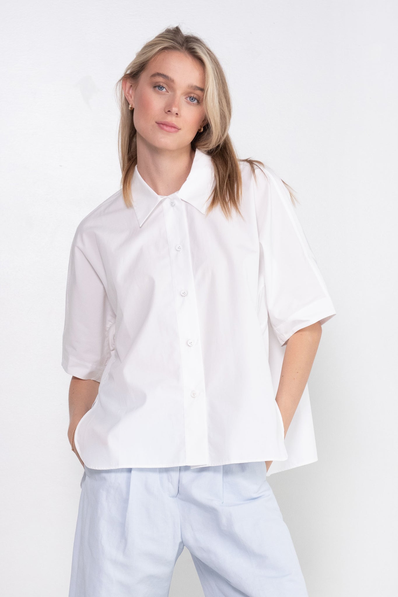 Veronique Leroy - Short-Sleeve Shirt, White