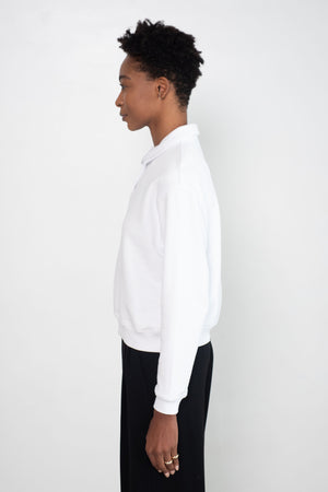 WJ MARTIN - Rachael Polo Sweater, White