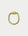 Trundle Lock Ring - 4, Yellow Gold