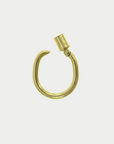 Trundle Lock Ring - 4, Yellow Gold