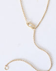 MARLA AARON - 3 loop rolo chain, yellow gold