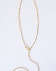 MARLA AARON - 3 loop rolo chain, yellow gold