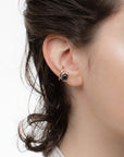 HIROTAKA - "Bird of Paradise" Ear Cuff with Cabochon Black Sapphire
