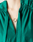 MARLA AARON - Small D Lock, Gold