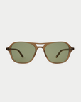 GARRETT LEIGHT - DOC SUNGLASSES, MATTE CARAMEL