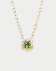 HARWELL GODFREY - Hexed Pendant Necklace, Peridot