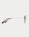 CADDIS - HOOPER READER GLASSES, POLISHED GOLD GREEN