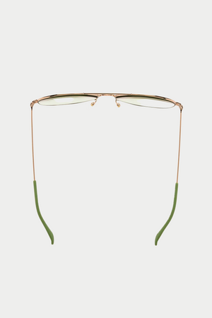 Mabuhay Reader Glasses, Gold Green