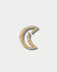 MARLA AARON - Diamond Dipped Moonlock, Yellow Gold
