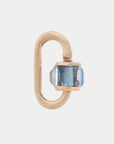 MARLA AARON - Total Baguette Babylock with Aquamarine, gold