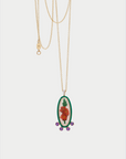 FRANCESCA VILLA - Begonia Necklace, Green
