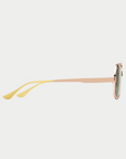 CADDIS - NOLA READER GLASSES, POLISHED ROSE GOLD