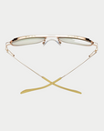 CADDIS - NOLA READER GLASSES, POLISHED ROSE GOLD