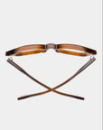 CADDIS - MUZZY READER GLASSES, POLISHED GOPHER
