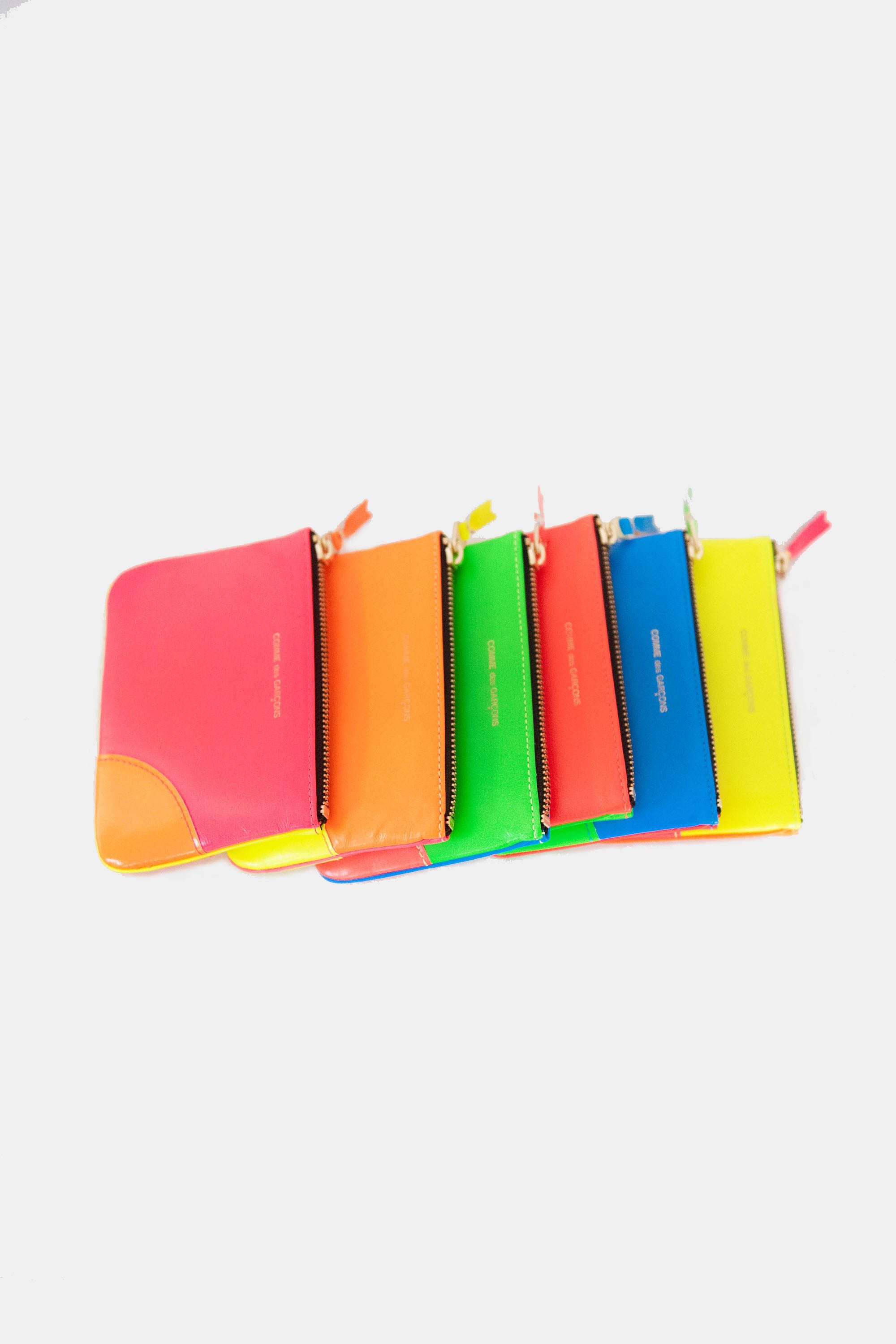 Comme Des Garcons super fluo pouch, orange and blue – Kick Pleat