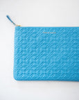 Comme des Garçons - Embossed Leather Pouch, Blue