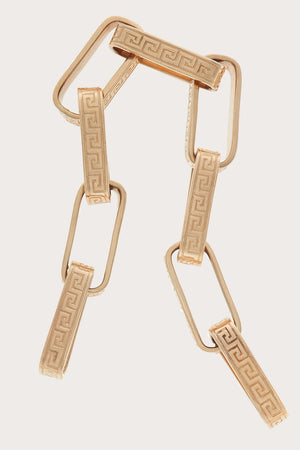 Marla Aaron - greek key bracelet, GOLD