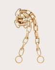 Handmade Biker Chain Bracelet, Yellow Gold